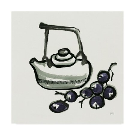 Trademark Fine Art Chris Paschke 'Tea And Grapes' Canvas Art, 35x35 WAP05792-C3535GG
